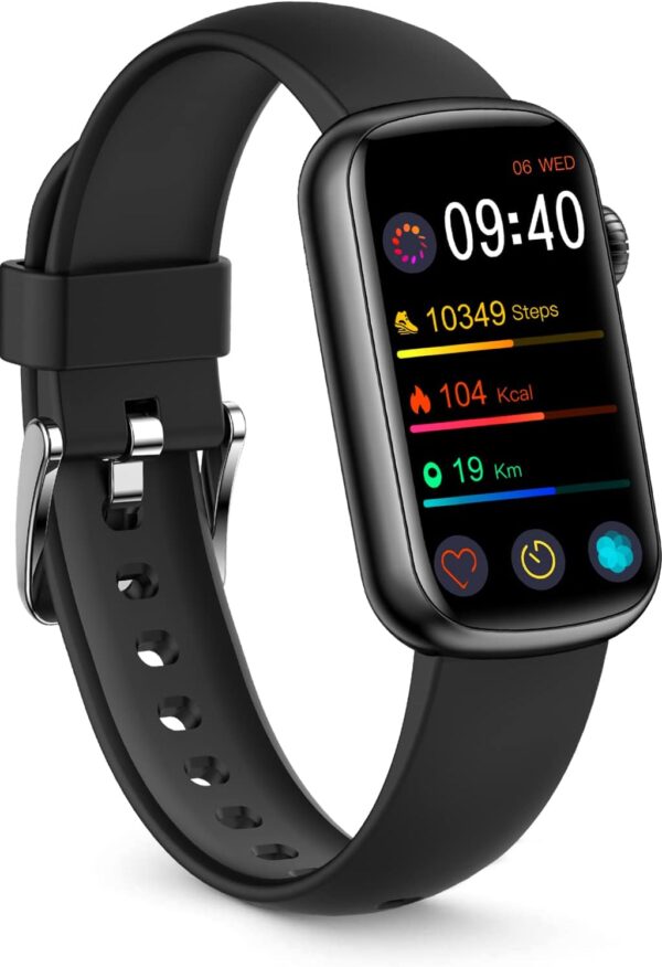 Fitness Tracker with Blood Oxygen, Blood Pressure, 24/7 Heart Rate and Sleep Tracking,  Waterproof Activity Trackers and Smart Watches with Step Tracker, Pedometer for Women Men