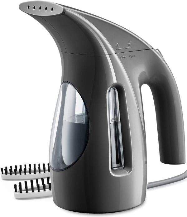 Steamer for Clothes, Portable Handheld Design, 240ml Big Capacity, 700W, Strong Penetrating Steam, Removes Wrinkle, for Home, Office(ONLY FOR 120V)-Black