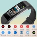 Fitness Tracker with Heart Rate Monitor, Activity Tracker Pedometer with Calorie Counter, Sleep Monitor, Smart Watch with  Waterproof Sports Bracelet for Women Men